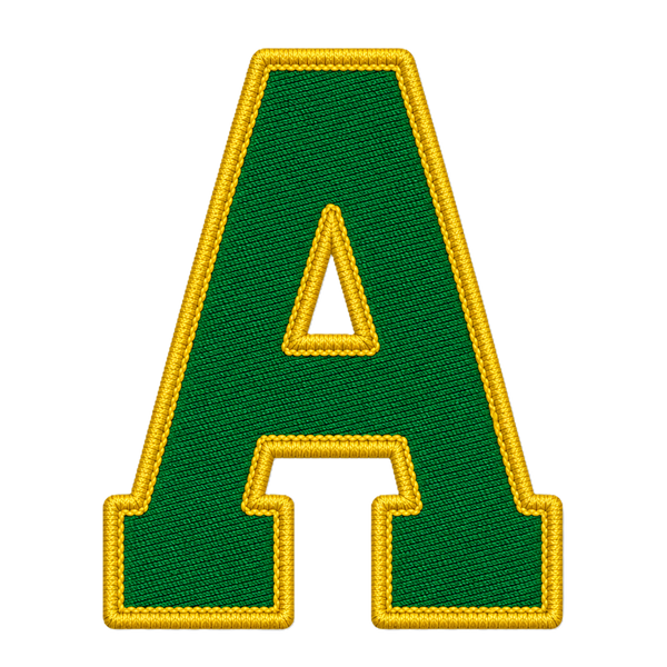 A-letters-groen-geel