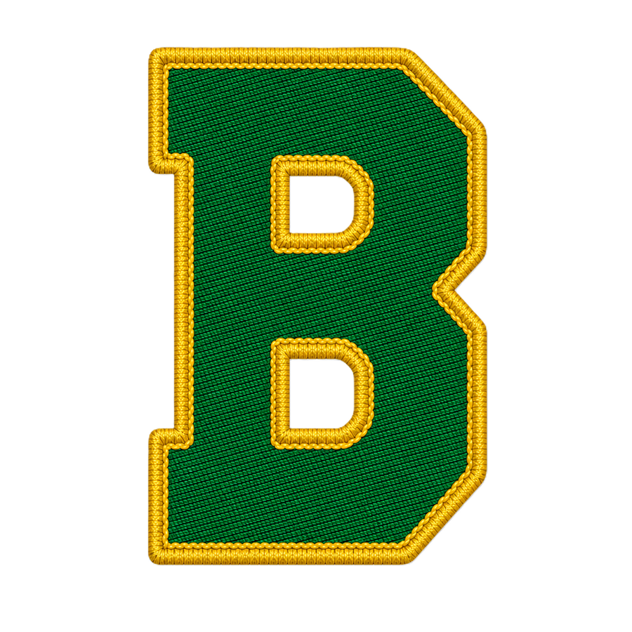 B-letters-groen-geel