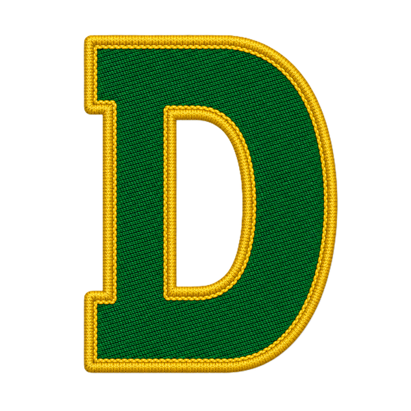 D-letters-groen-geel