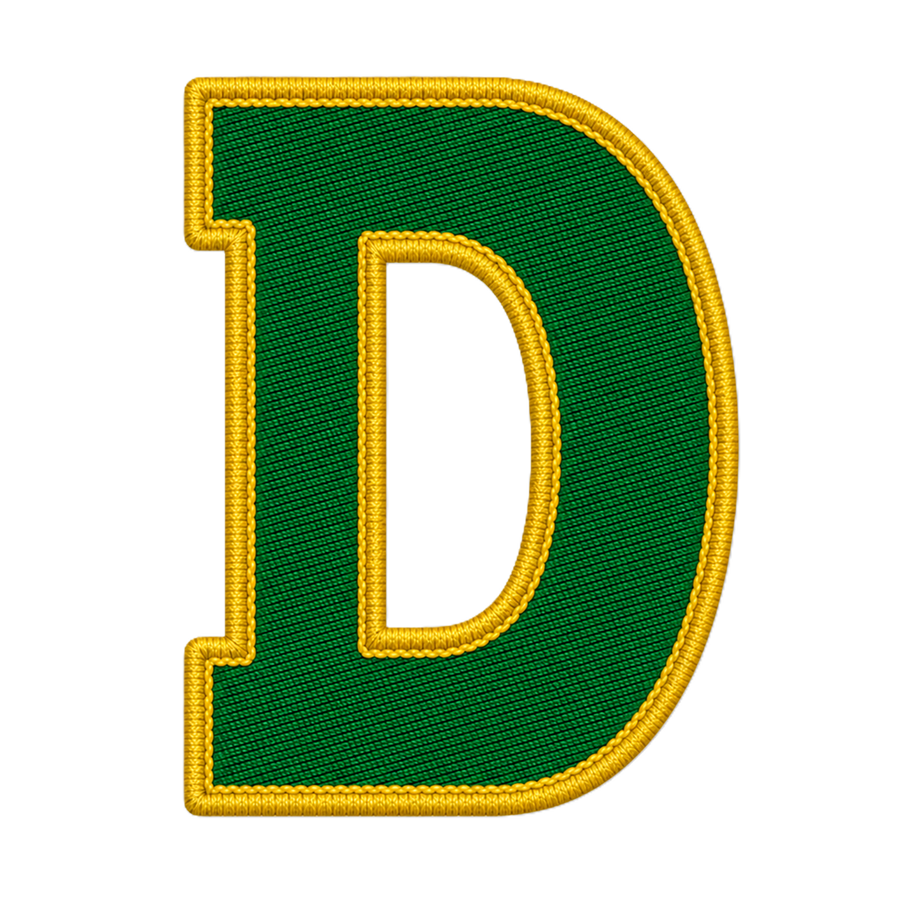 D-letters-groen-geel