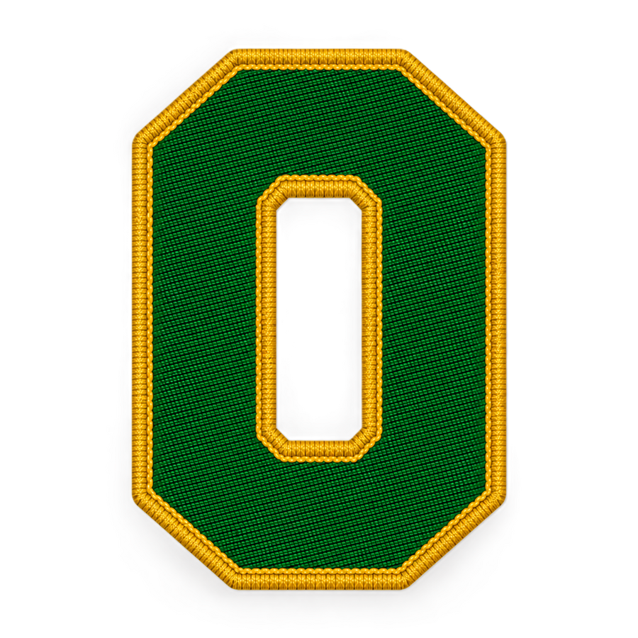 O-letters-groen-geel