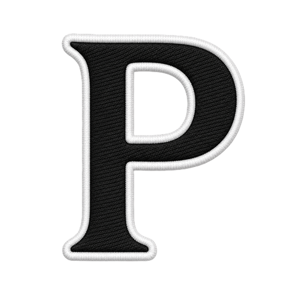 P-letters-zwart-wit