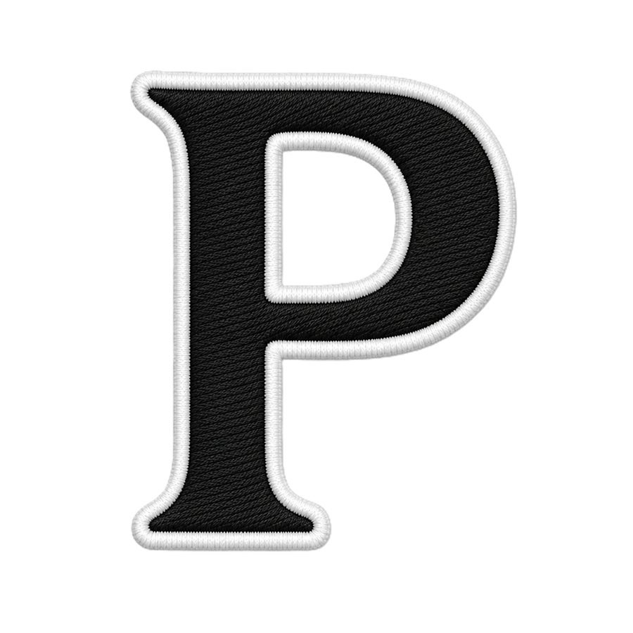 P-letters-zwart-wit
