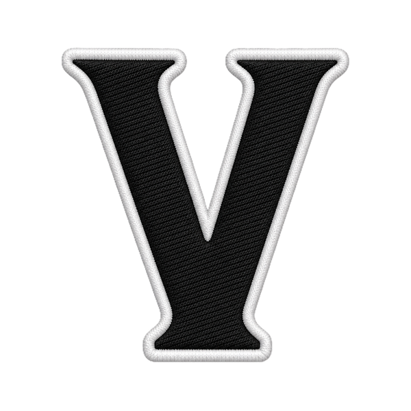 V-letters-zwart-wit