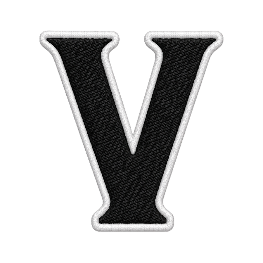 V-letters-zwart-wit